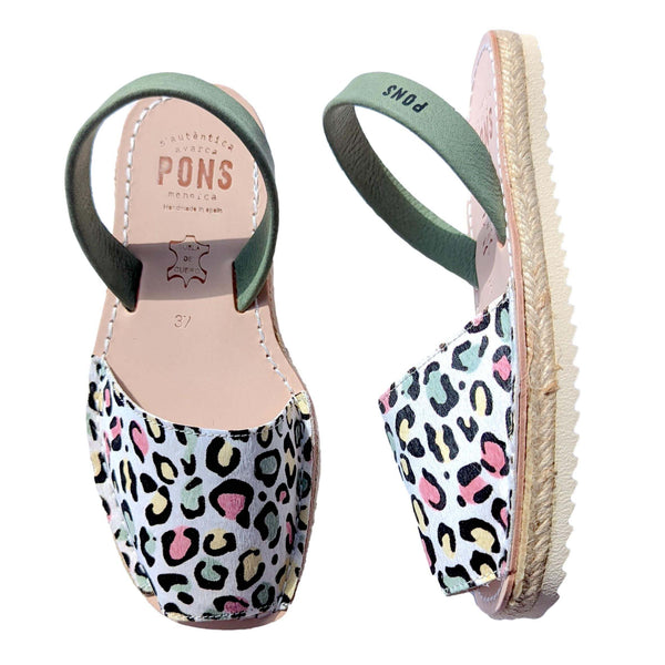 Solillas sandals online leopard