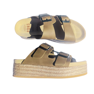 High Slides - Leather BIRMANIA